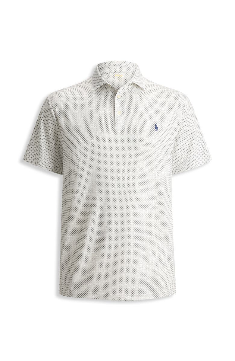Polo Ralph Lauren Big & Tall Performance Polo Shirt V3, Alternate, color, White Geo Dot Print