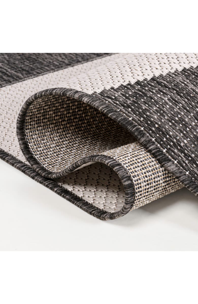 JONATHAN Y Lucian Modern Geometric Abstract Two-Tone Area Rug, Alternate, color, Black/Cream