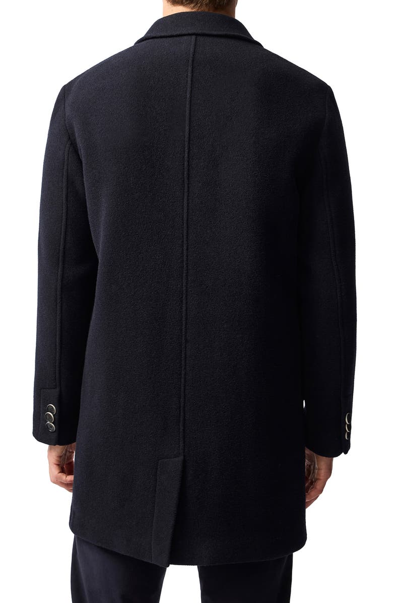 Rodd & Gunn Murchison Wool Blend Overcoat, Alternate, color, Midnight