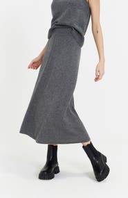 Chinti & Parker Wool Cashmere Midi Skirt