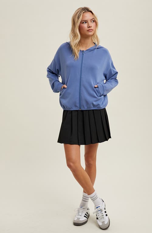Wishlist Active Relaxed Crop Zip Hoodie