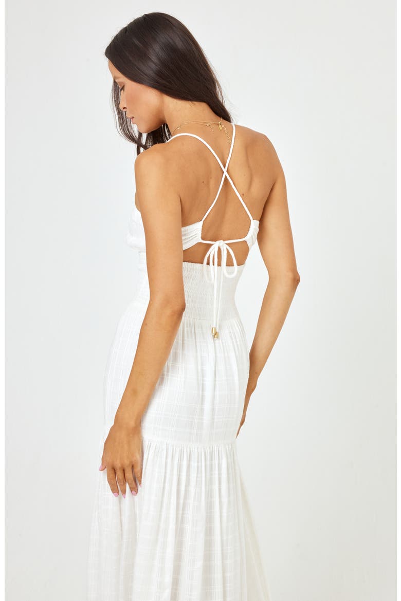 Calla Smocked Cover-Up Sundress, Alternate, color, CREAM