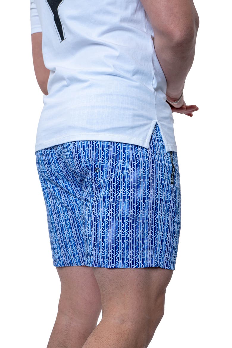 Swim Lion Bluedot Swim Trunks, Alternate, color, BLUE