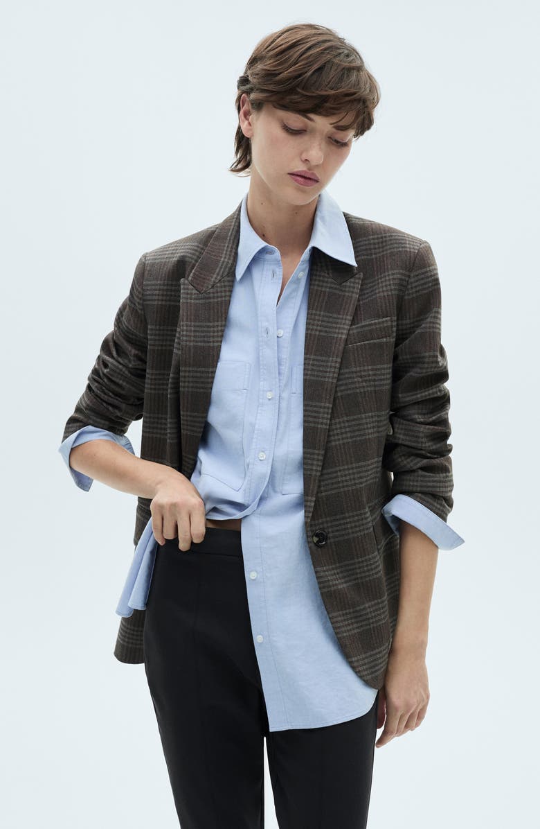 MANGO Straight Leg Ankle Pants, Alternate, color,