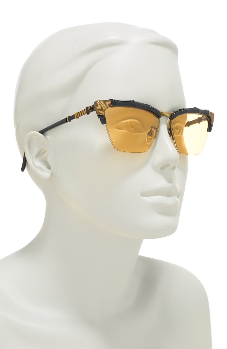 Gucci 58mm Cat Eye Sunglasses, Alternate, color,