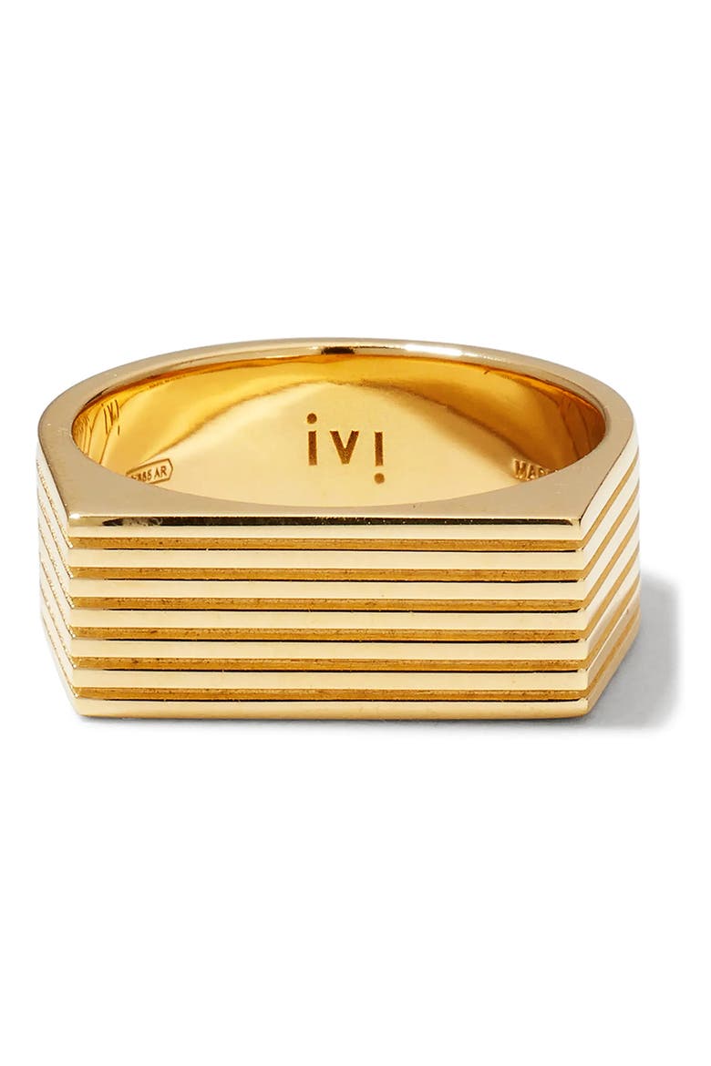 Aurelia Signet Ring, Alternate, color, YELLOW GOLD