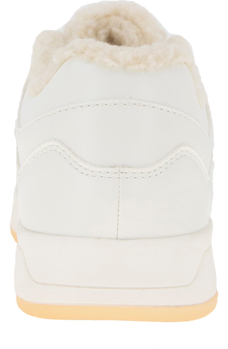 BCBGeneration Kortni Faux Shearling Sneaker, Alternate, color, White/ Shearling