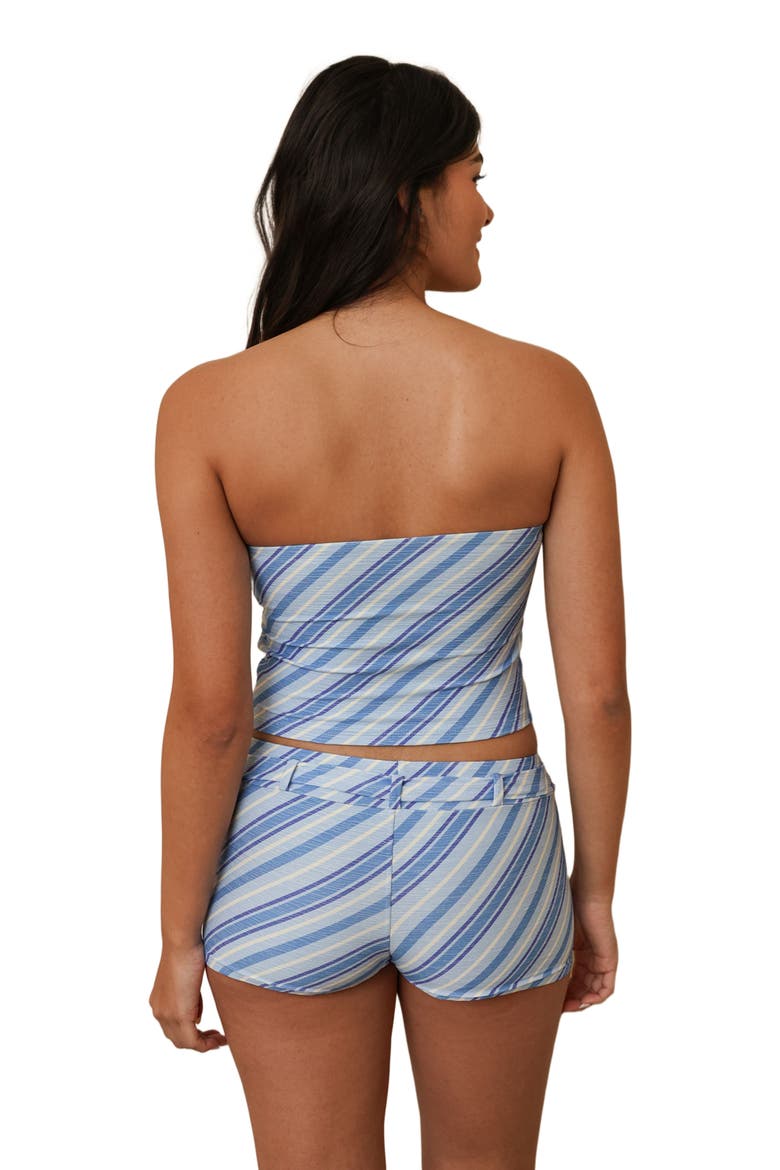 Canela Tankini Top, Alternate, color, Costa Azul