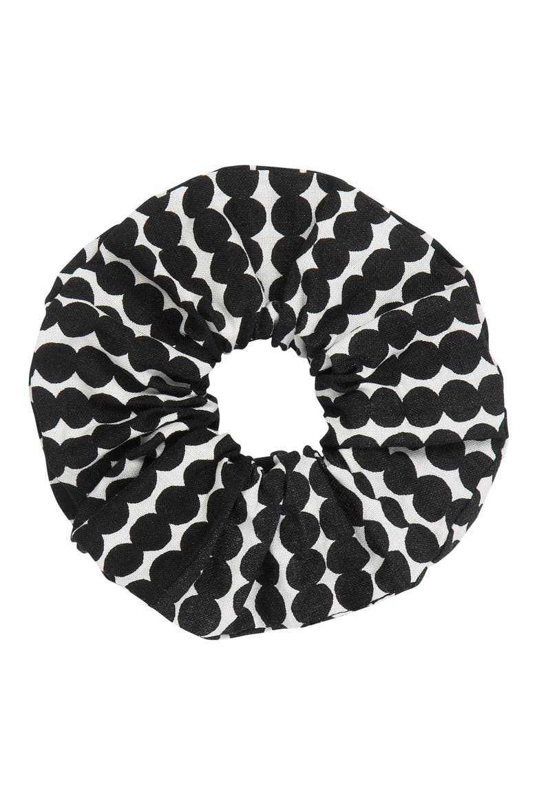 Kioski Kutrit Räsyamatto Scrunchie, Main, color, WHITE/BLACK