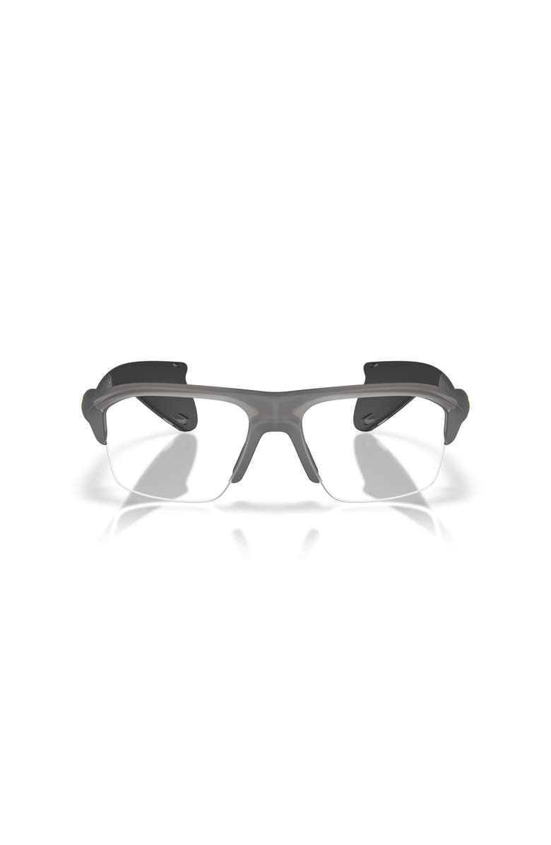 Oakley 60mm Rectangle optical glasses, Alternate, color, Grey