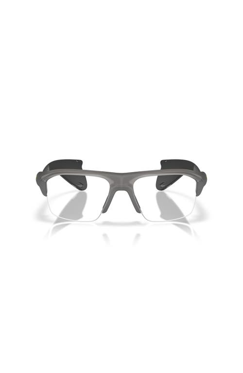 Oakley 60mm Rectangle Optical Glasses In Gray
