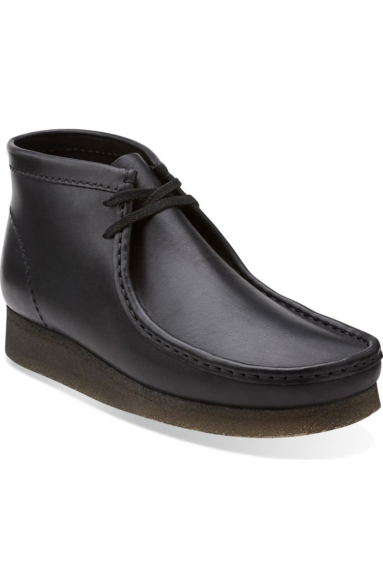 Clarks<sup>®</sup> Originals Wallabee Boot, Main, color, Black