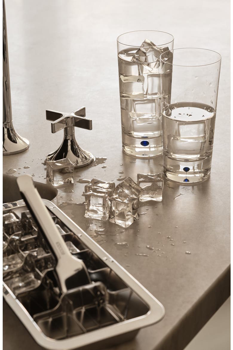 'Intermezzo' Tumblers, Alternate, color, CLEAR/ BLUE