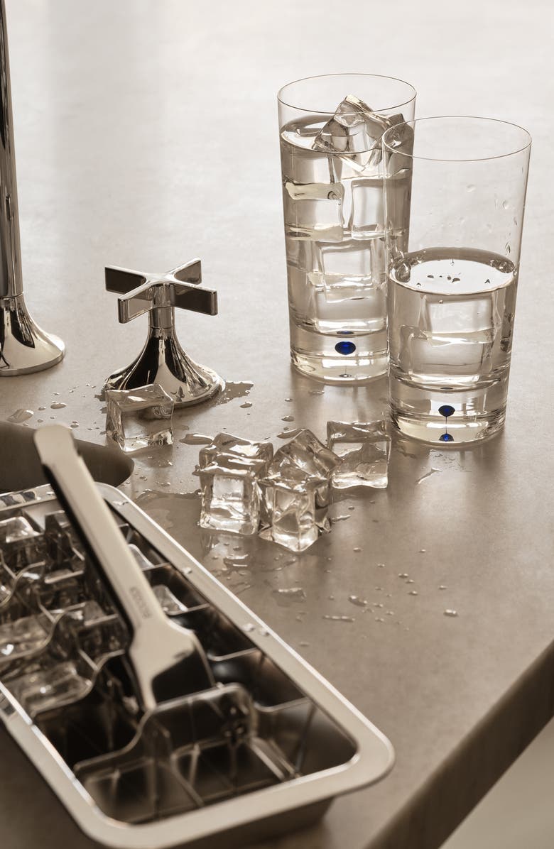 Orrefors 'Intermezzo' Tumblers, Alternate, color, Clear/ Blue