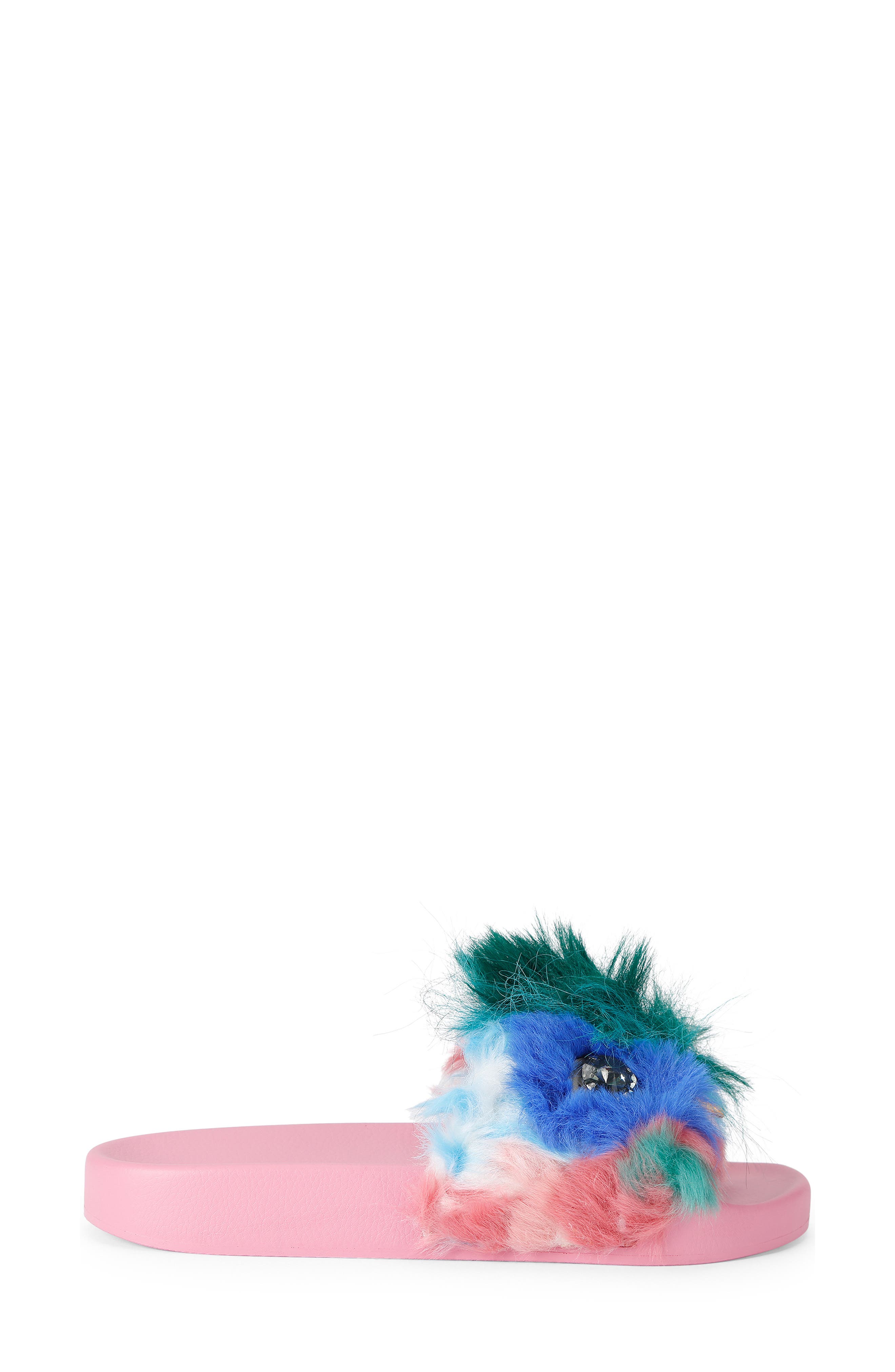 Meena Mascot Slide Sandal, Alternate, color, OPEN PINK