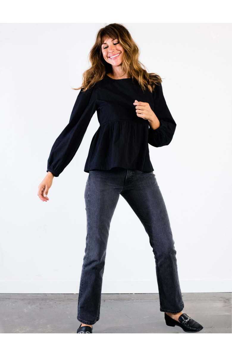 ABLE Lauren Babydoll Top, Alternate, color,