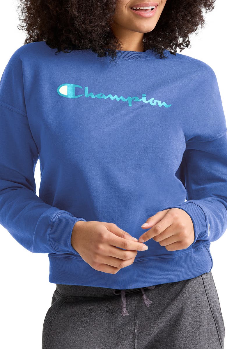 Champion Logo Sweatshirt, Main, color,