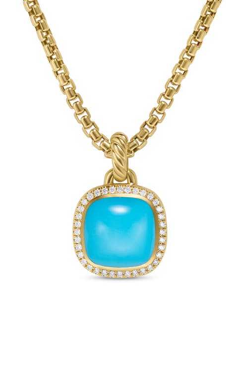 Albion® Pendant in 18K Yellow Gold with Diamonds, 11mm