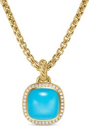 David Yurman Albion® Pendant in 18K Yellow Gold with Diamonds, 11mm