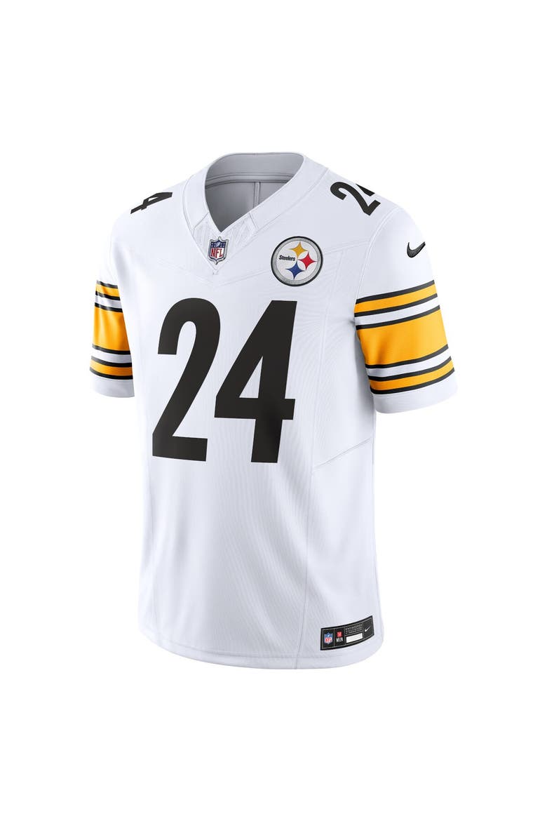 Men's Nike Joey Porter Jr. White Pittsburgh Steelers  Vapor F.U.S.E. Limited Jersey, Alternate, color, White
