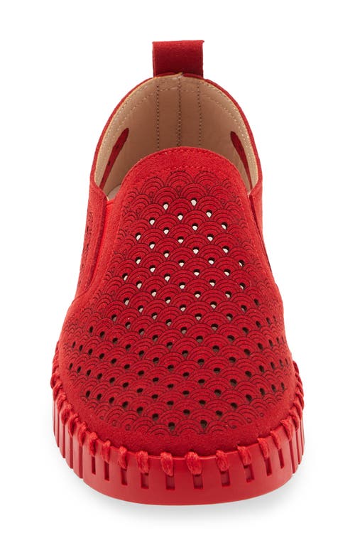 Ilse Jacobsen Tulip Slip-on Sneaker In Red