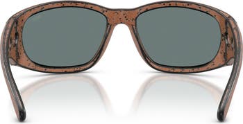 DIESEL® DL3012U 61mm Mirrored Rectangular Sunglasses | Nordstrom
