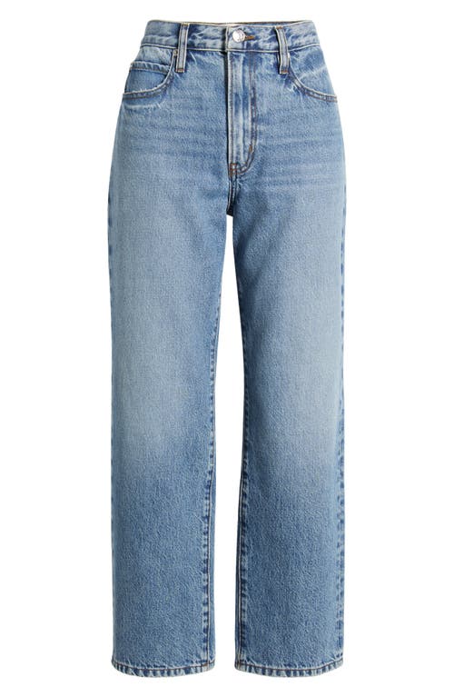 Frame The Hang High Waist Ankle Straight Leg Jeans In Seattle