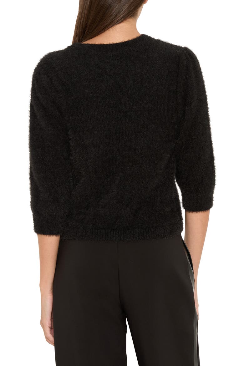 Cozy Chic Elbow Sleeve Sweater, Alternate, color, BLACK ONYX