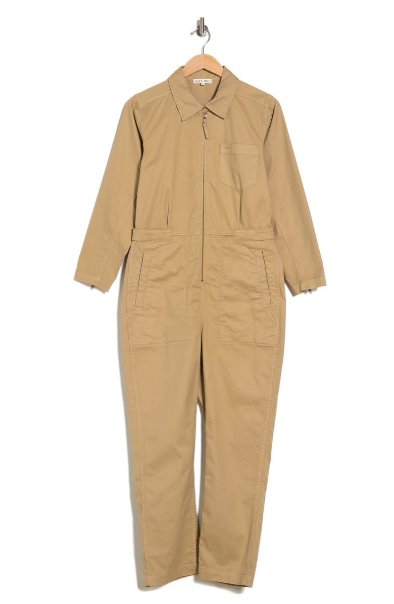 Alex Mill Judd Stretch Cotton Twill Boilersuit, Alternate, color,