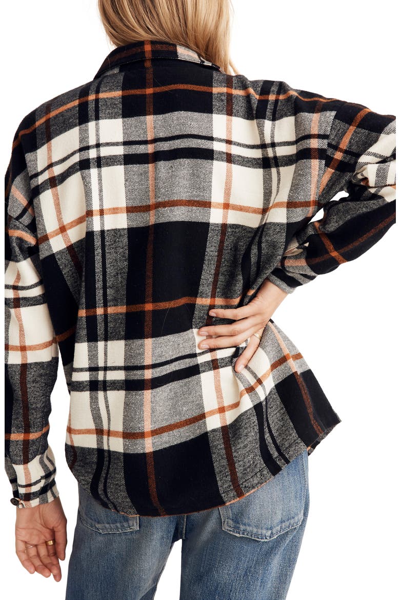 Bromley Flannel Shirt, Alternate, color, CLASSIC BLACK