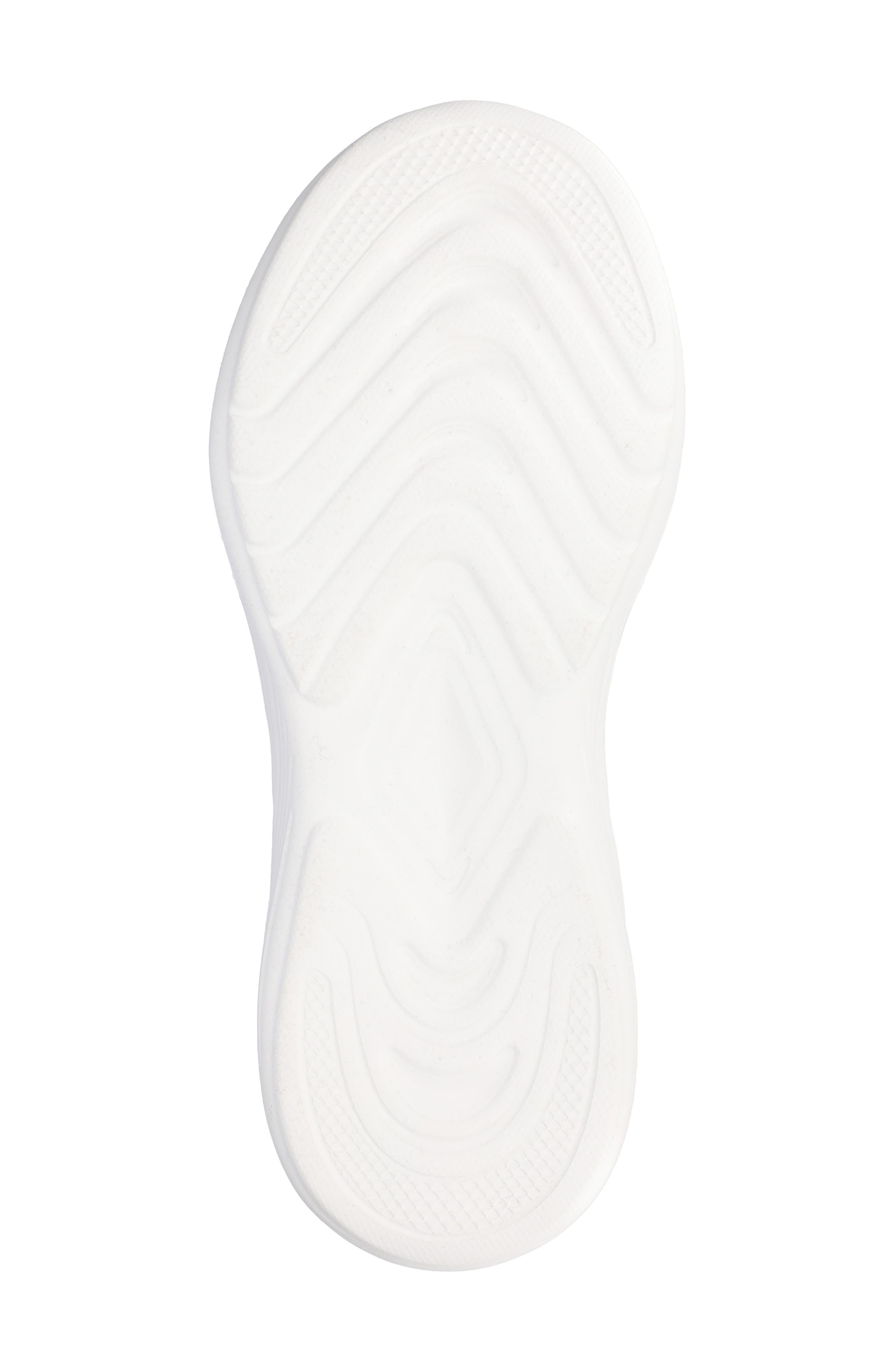 Journee Collection Dasha Knit Sneaker, Alternate, color, White