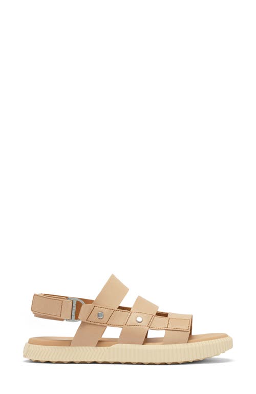 Sorel Ona Ave Slingback Sandal In Honest Beige/bleached Ceramic