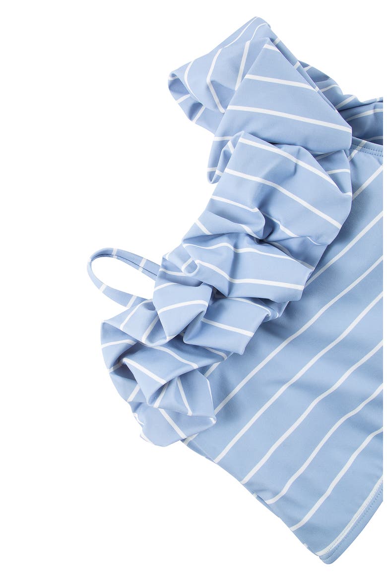 Kids' Palm Springs Stripe Two-Piece Swimsuit, Alternate, color, LIGHT BLUE