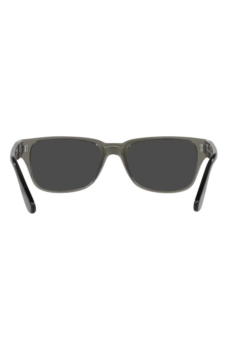 Persol Polarized Rectangular Sunglasses, Alternate, color, 