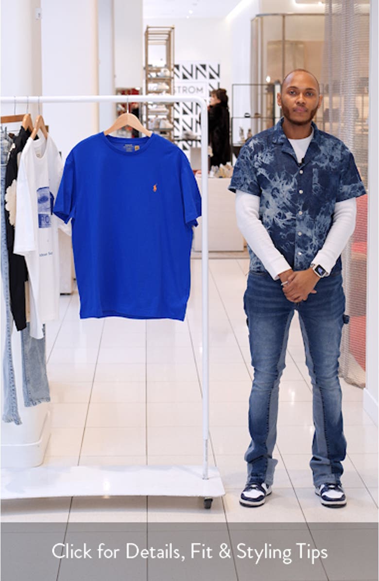 Embroidered Short Sleeve Jersey T-Shirt, sales video thumbnail