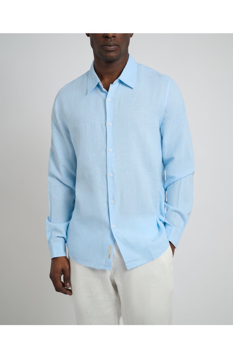 Onia Standard Long Sleeve Linen Shirt, Alternate, color, 