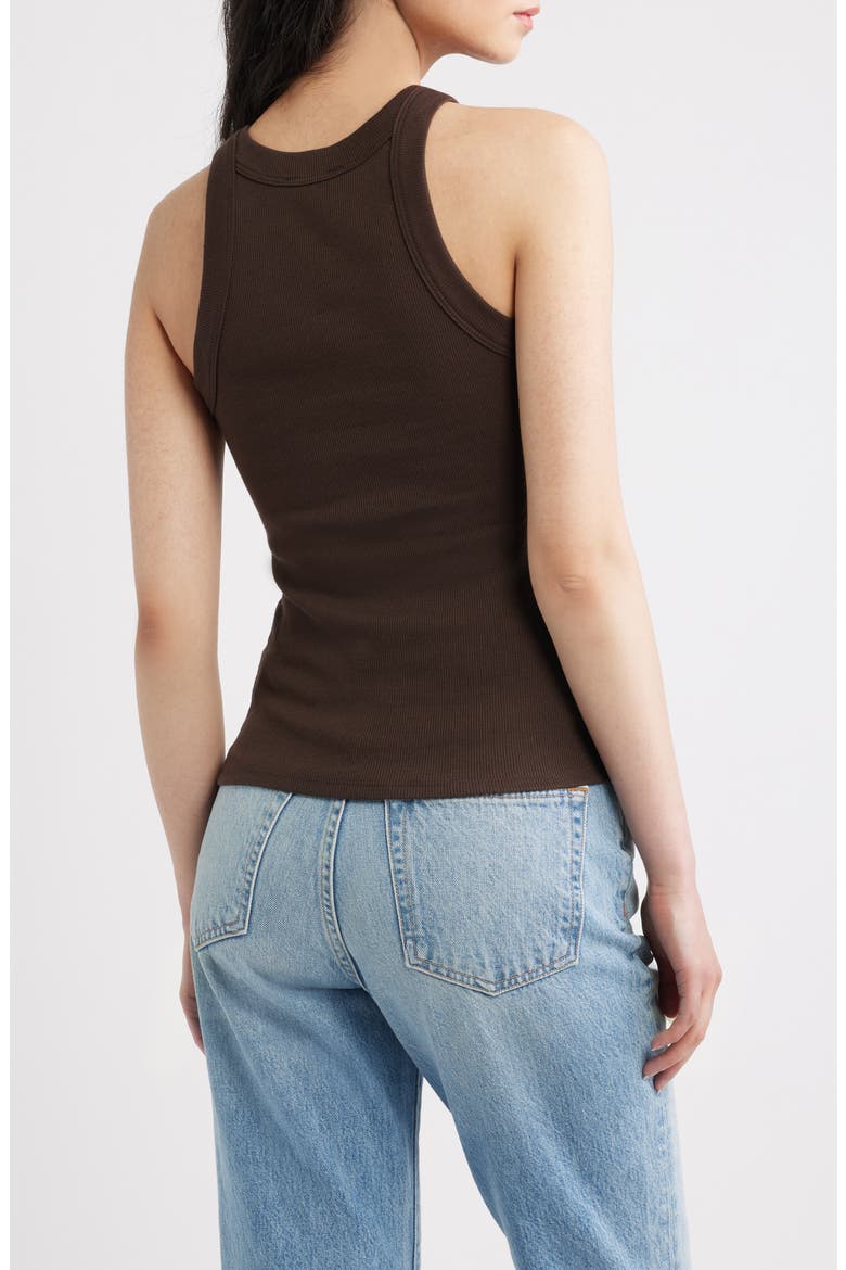Tasha Rib Tank, Alternate, color, MOLE