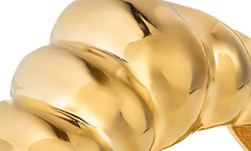 Christina Caruso Tufted Crescent Earrings In 14k Gold