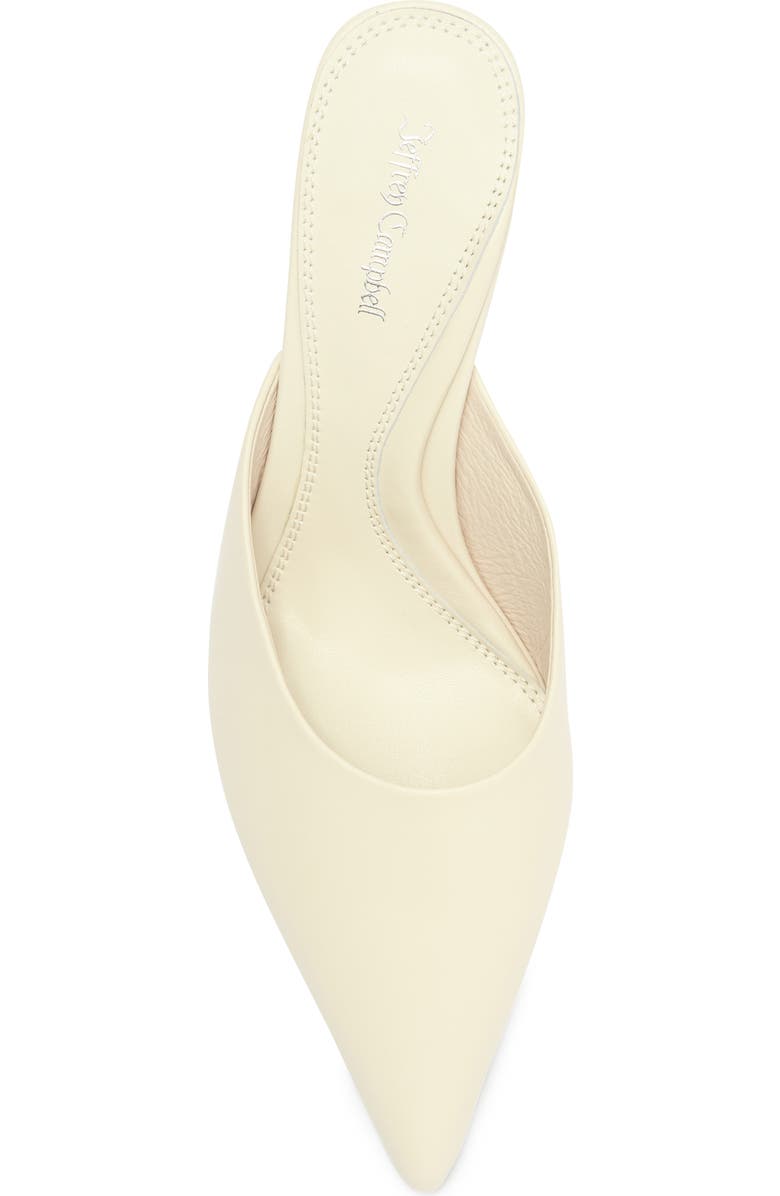 Jeffrey Campbell Unamused Pointed Toe Mule, Alternate, color, Ivory