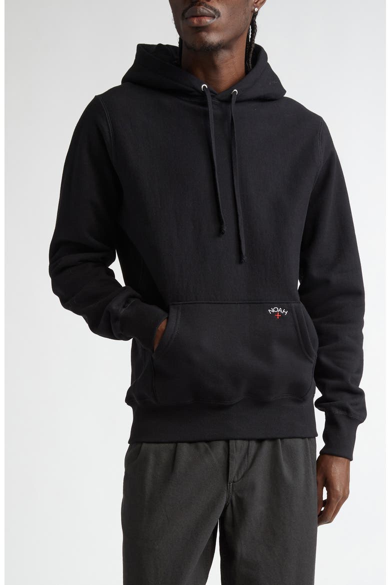 Classic Cotton Hoodie, Main, color, BLACK
