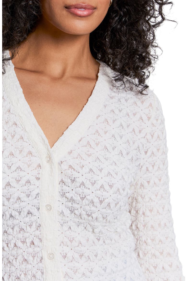 Dreamland Button-Up Top, Alternate, color, CHALK