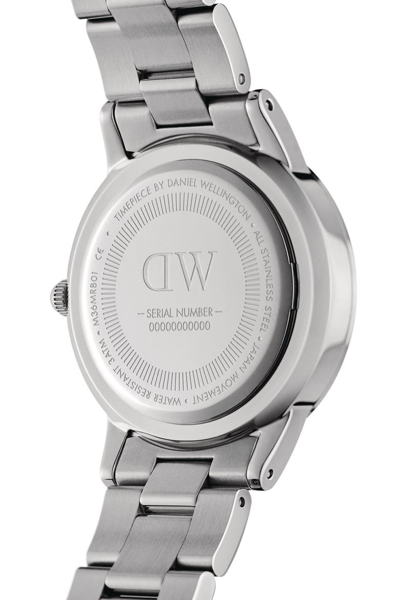 Iconic Bracelet Watch, 40mm, Alternate, color, SILVER/ BLUE