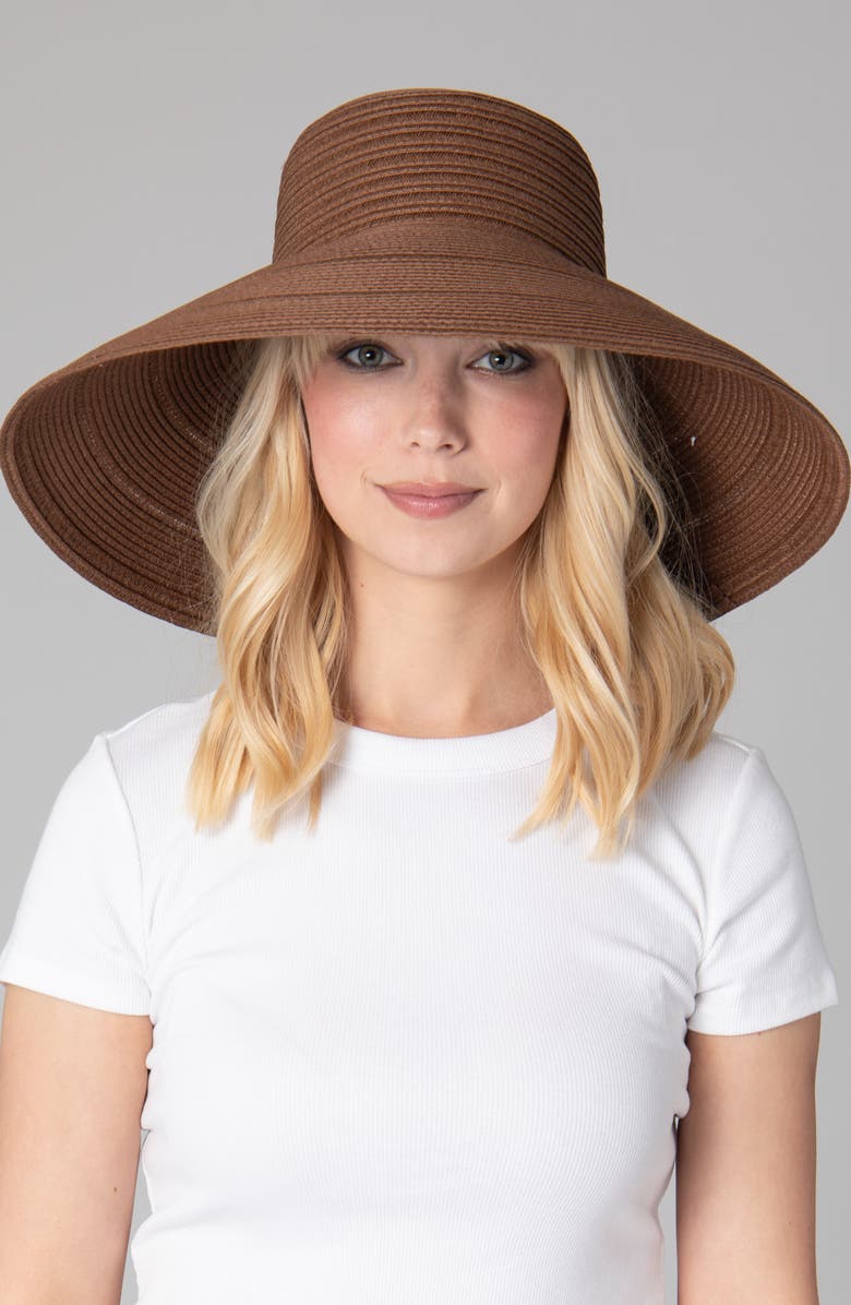 San Diego Hat Round Crown Sun Hat, Alternate, color, Brown