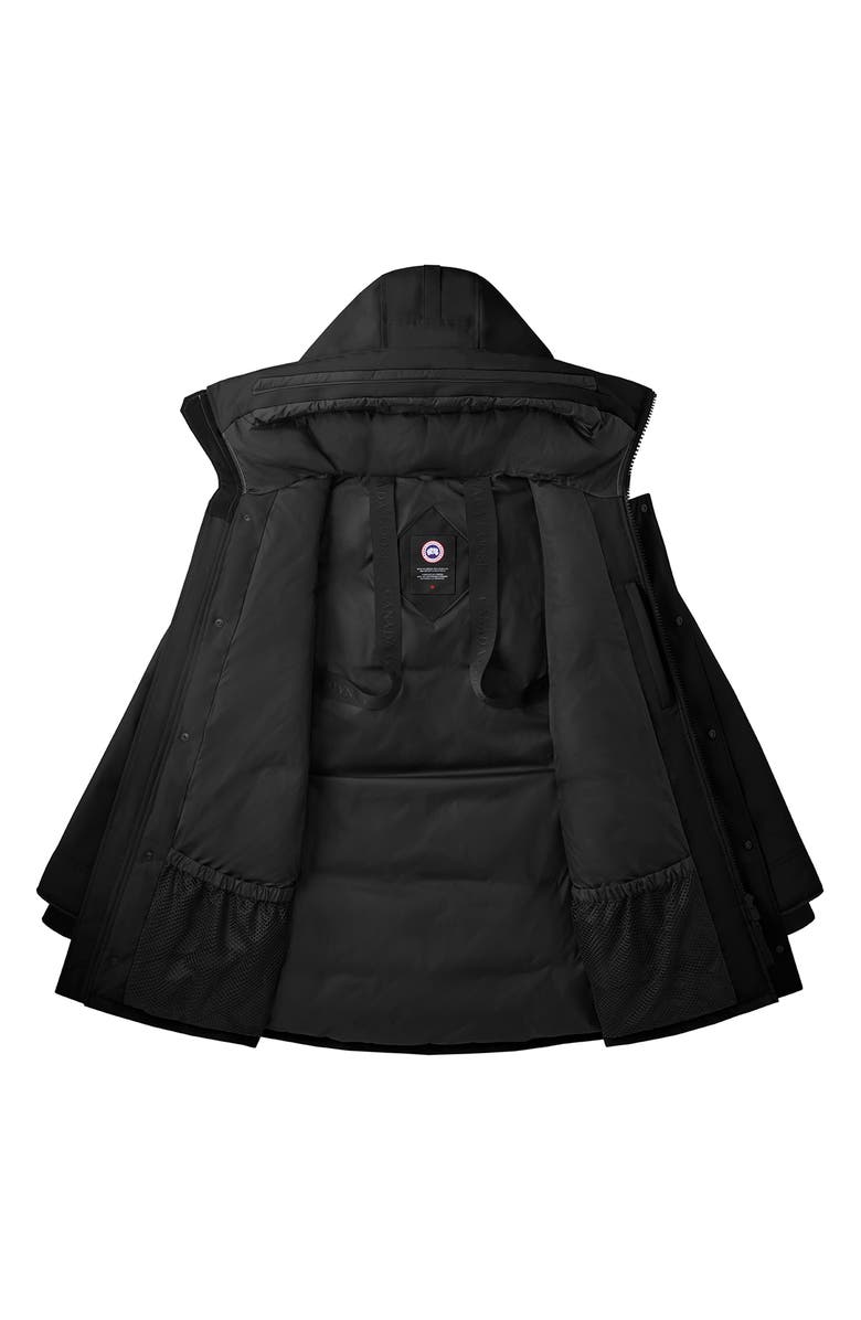 Canada Goose Langford 625-Fill Power Down Parka, Alternate, color, Black