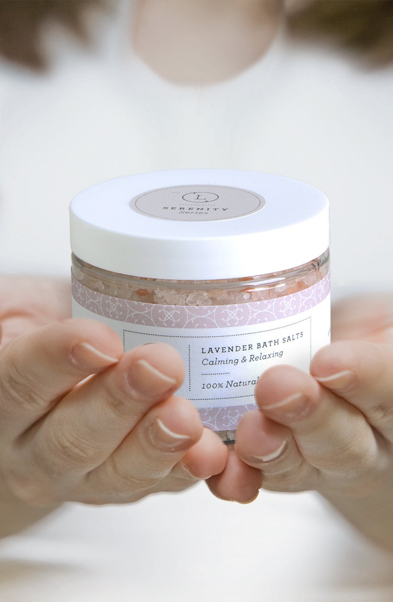 Lizush Lavender Natural Bath Salt Soak, Alternate, color, 