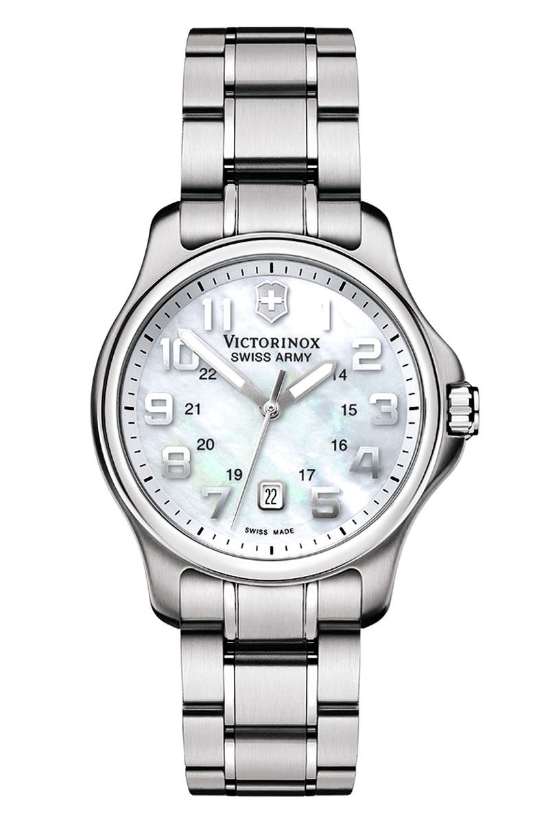 Victorinox Swiss Army<sup>®</sup> 'Officers Small' Watch, 32mm, Main, color, 
