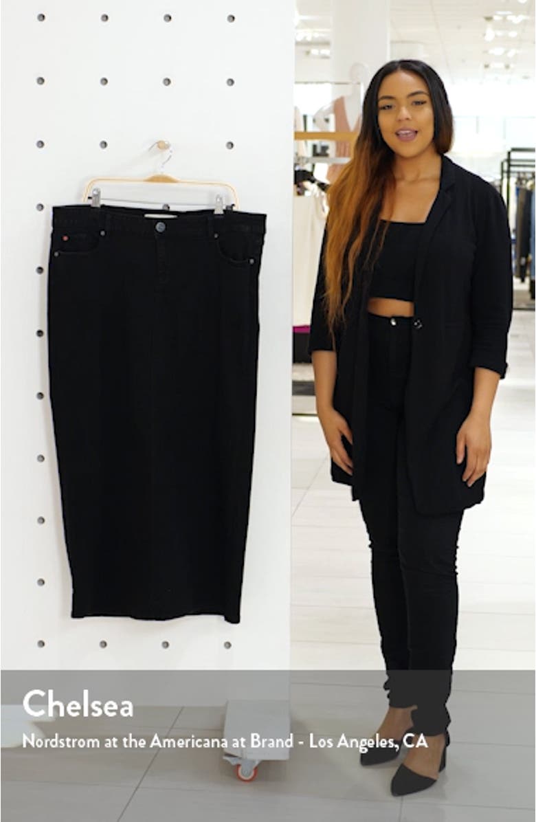 Long Denim Skirt, sales video thumbnail