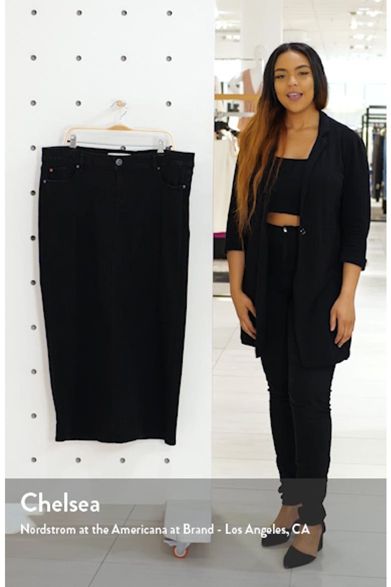 Long Denim Skirt video