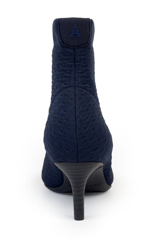 Aerosoles Edith Womens Faux Leather Ankle Booties In Blue