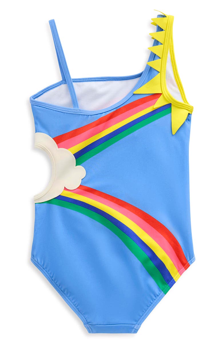 Mini Boden Kids' Appliqué Cutout One-Piece Swimsuit, Alternate, color, 